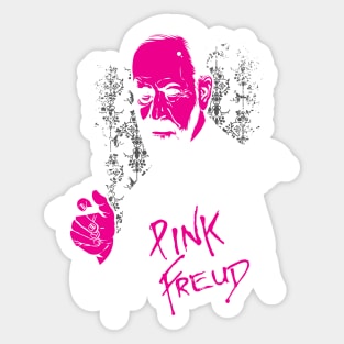 Pink Freud Sticker